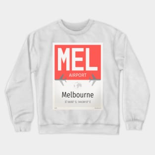 Melbourne MEL airport Crewneck Sweatshirt